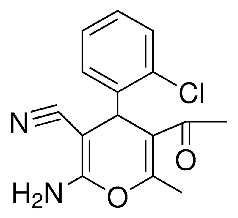 Sigma-Aldrich 5-ACETYL-2-AMINO-4-(2-CHLORO-PHENYL)-6-METHYL-4H-PYRAN-3-CARBONITRILE,AldrichCPR
