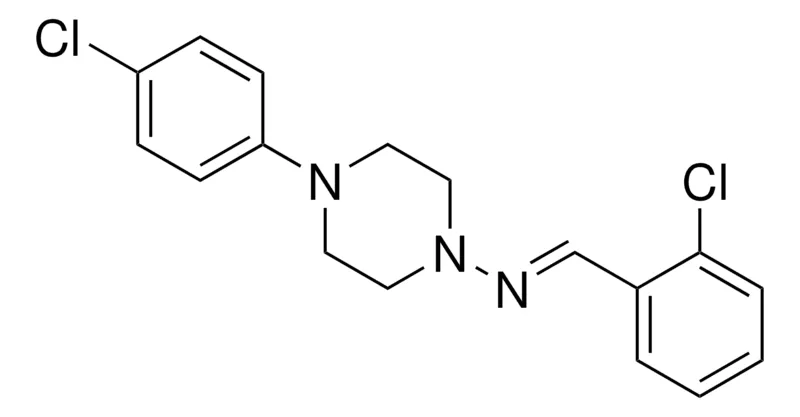 Sigma-Aldrich (2-CHLORO-BENZYLIDENE)-(4-(4-CHLORO-PHENYL)-PIPERAZIN-1-YL)-AMINE,AldrichCPR
