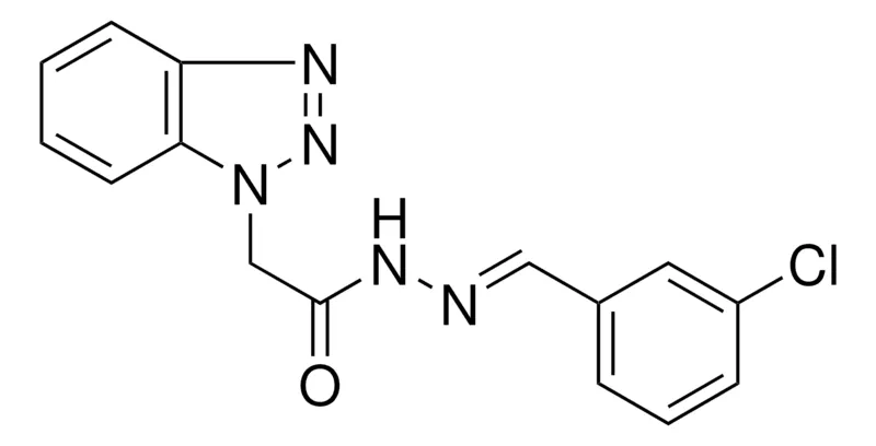 Sigma-Aldrich 2-BENZOTRIAZOL-1-YL-ACETIC ACID (3-CHLORO-BENZYLIDENE)-HYDRAZIDE,AldrichCPR