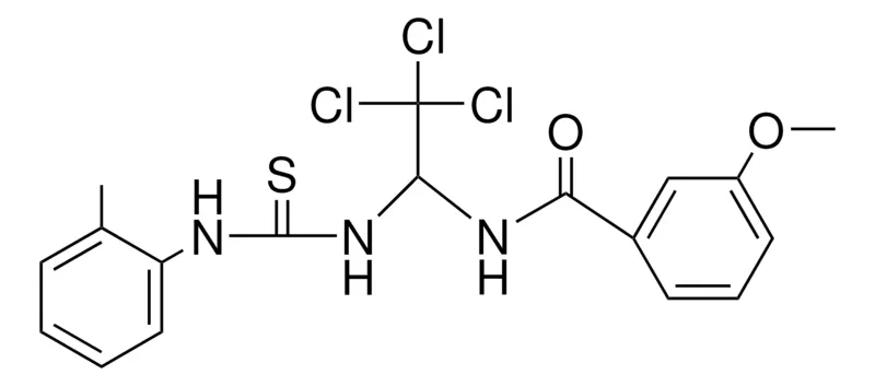 Sigma-Aldrich 3-METHOXY-N-(2,2,2-TRICHLORO-1-(3-O-TOLYL-THIOUREIDO)-ETHYL)-BENZAMIDE,AldrichCPR