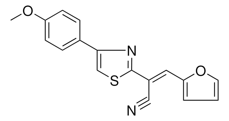 Sigma-Aldrich 3-FURAN-2-YL-2-(4-(4-METHOXY-PHENYL)-THIAZOL-2-YL)-ACRYLONITRILE,AldrichCPR