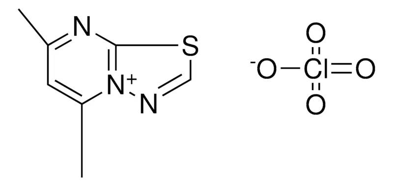 Sigma-Aldrich 5,7-DIMETHYL-(1,3,4)THIADIAZOLO(3,2-A)PYRIMIDIN-4-YLIUM, PERCHLORATE,AldrichCPR