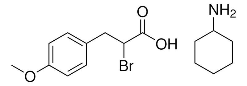 Sigma-Aldrich 2-BROMO-3-(4-METHOXYPHENYL)PROPANOIC ACID, CYCLOHEXYLAMINE SALT，AldrichCPR