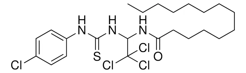 Sigma-Aldrich TETRADECANOIC ACID (2,2,2-TRICHLORO-1-(3-(4-CL-PHENYL)-THIOUREIDO)-ETHYL)-AMIDE,AldrichCPR