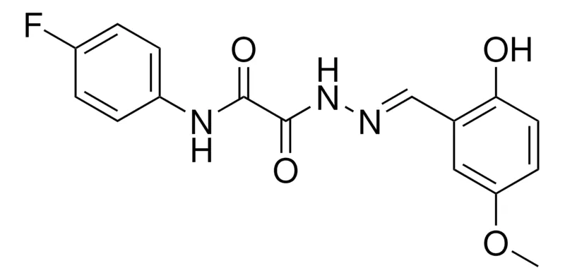 Sigma-Aldrich N-(4-FLUOROPHENYL)-2-(2-(2-HO-5-METHOXYBENZYLIDENE)HYDRAZINO)-2-OXOACETAMIDE，AldrichCPR