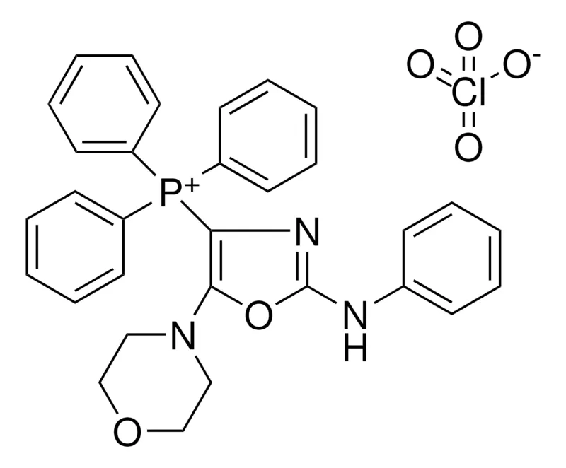 Sigma-Aldrich (5-MORPHOLIN-4-YL-2-PHENYLAMINO-OXAZOL-4-YL)-TRIPHENYL-PHOSPHONIUM, PERCHLORATE,AldrichCPR