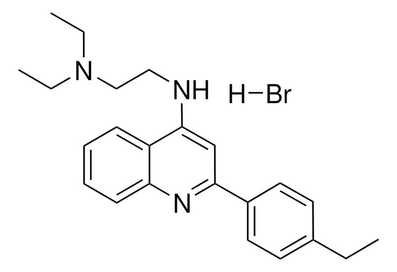 Sigma-Aldrich N(1),N(1)-DIETHYL-N(2)-(2-(4-ETHYLPHENYL)-4-QUINOLINYL)-1,2-ETHANEDIAMINE HYDROBROMIDE,AldrichCPR