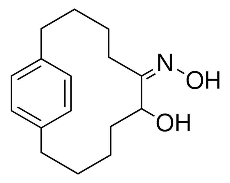 Sigma-Aldrich 7-HYDROXY-BICYCLO(10.2.2)HEXADECA-1(15),12(16),13-TRIEN-6-ONE OXIME,AldrichCPR