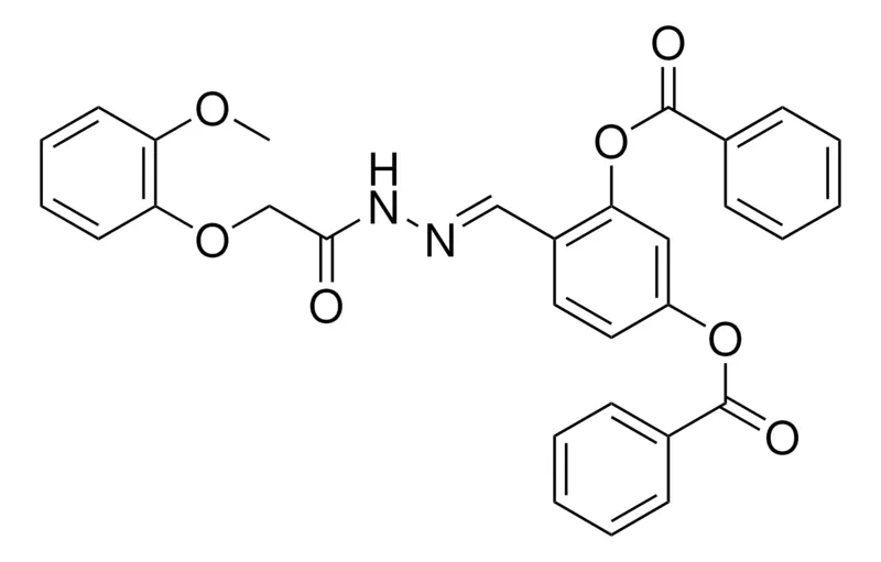 Sigma-Aldrich 5-(BENZOYLOXY)-2-(2-((2-METHOXYPHENOXY)ACETYL)CARBOHYDRAZONOYL)PHENYL BENZOATE，AldrichCPR