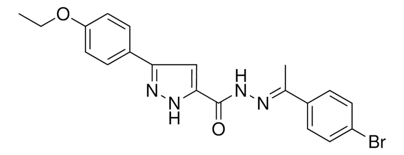 Sigma-Aldrich 5-(4-ETHOXY-PH)-2H-PYRAZOLE-3-CARBOXYLIC ACID (1-(4-BR-PH)-ETHYLIDENE)-HYDRAZIDE,AldrichCPR