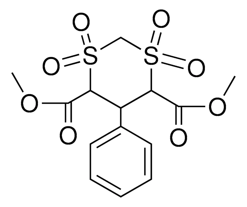 Sigma-Aldrich 1,1,3,3-TETRAOXO-5-PHENYL-,-(1,3)DITHIANE-4,6-DICARBOXYLIC ACID DIMETHYL ESTER，AldrichCPR