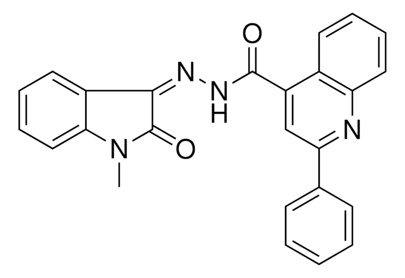 Sigma-Aldrich 2-PH-QUINOLINE-4-CARBOXYLIC ACID (1-ME-2-OXO-1,2-2H-INDOL-3-YLIDENE)-HYDRAZIDE,AldrichCPR