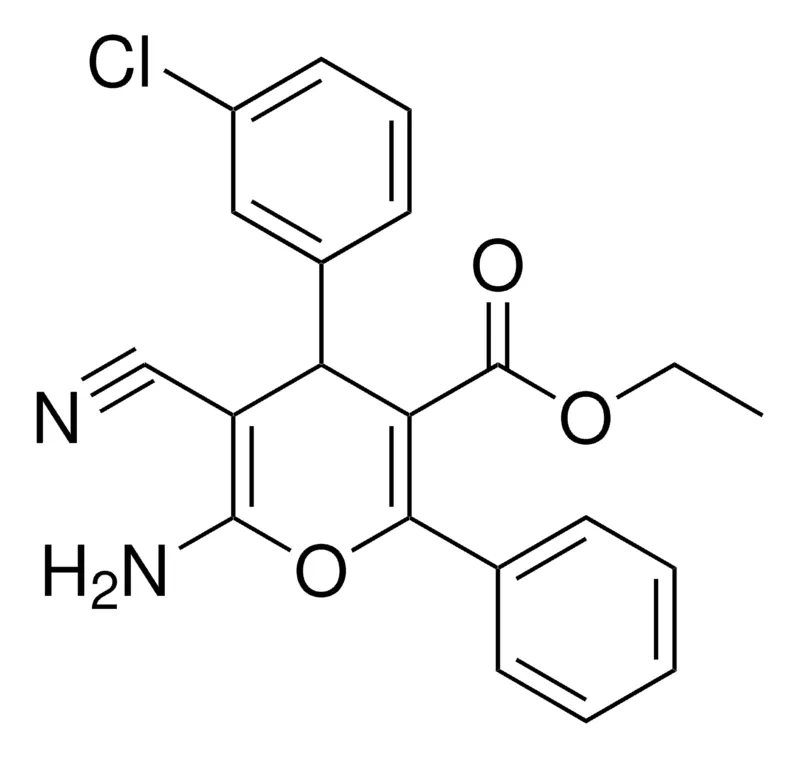 Sigma-Aldrich 6-AMINO-4-(3-CL-PHENYL)-5-CYANO-2-PHENYL-4H-PYRAN-3-CARBOXYLIC ACID ETHYL ESTER,AldrichCPR