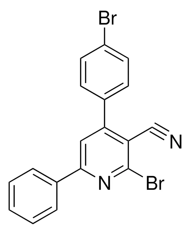 Sigma-Aldrich 2-BROMO-4-(4-BROMO-PHENYL)-6-PHENYL-NICOTINONITRILE,AldrichCPR