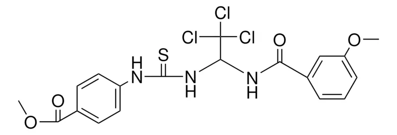 Sigma-Aldrich 4-(3-(2,2,2-TRI-CL-1-(3-MEO-BENZOYLAMINO)-ET)-THIOUREIDO)-BENZOIC ACID ME ESTER,AldrichCPR