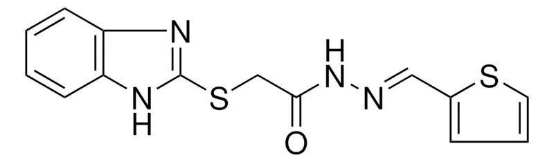 Sigma-Aldrich 2-(1H-BENZOIMIDAZOL-2-YLSULFANYL)-ACETIC ACID THIOPHEN-2-YLMETHYLENE-HYDRAZIDE,AldrichCPR