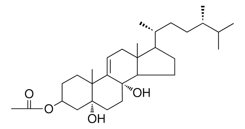 Sigma-Aldrich 5,8-DIHYDROXY-5-ALPHA,8-ALPHA-ERGOST-9(11)-EN-3-BETA-YL ACETATE,AldrichCPR