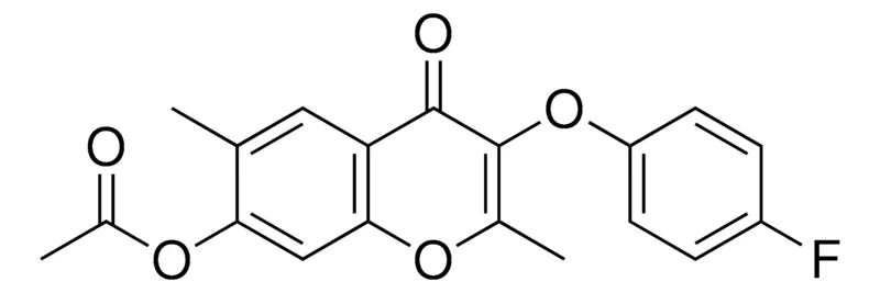 Sigma-Aldrich ACETIC ACID 3-(4-FLUORO-PHENOXY)-2,6-DIMETHYL-4-OXO-4H-CHROMEN-7-YL ESTER,AldrichCPR
