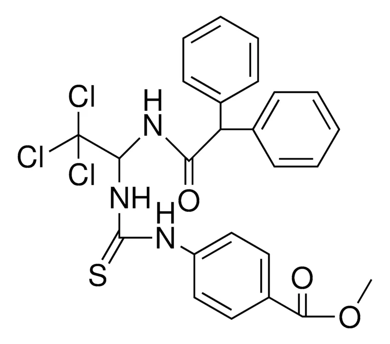 Sigma-Aldrich 4-(3-(2,2,2-TRICHLORO-DIPHENYLACETYLAMINO-ET)-THIOUREIDO)-BENZOIC ACID ME ESTER,AldrichCPR