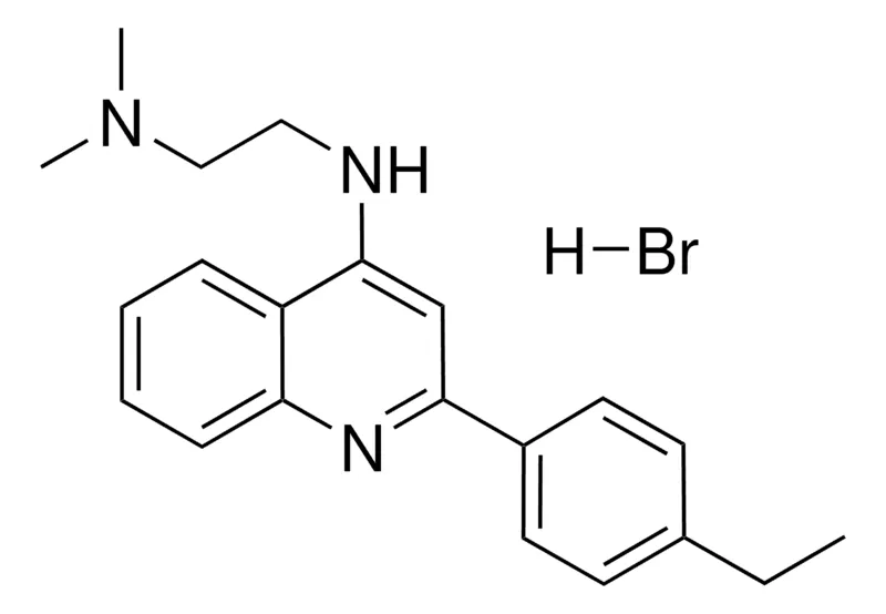 Sigma-Aldrich N(1)-(2-(4-ETHYLPHENYL)-4-QUINOLINYL)-N(2),N(2)-DIMETHYL-1,2-ETHANEDIAMINE HYDROBROMIDE,AldrichCPR