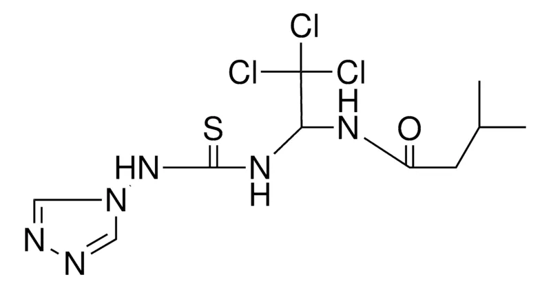 Sigma-Aldrich 3-ME-N-(2,2,2-TRICHLORO-1-(3-(1,2,4)TRIAZOL-4-YL-THIOUREIDO)-ETHYL)-BUTYRAMIDE,AldrichCPR