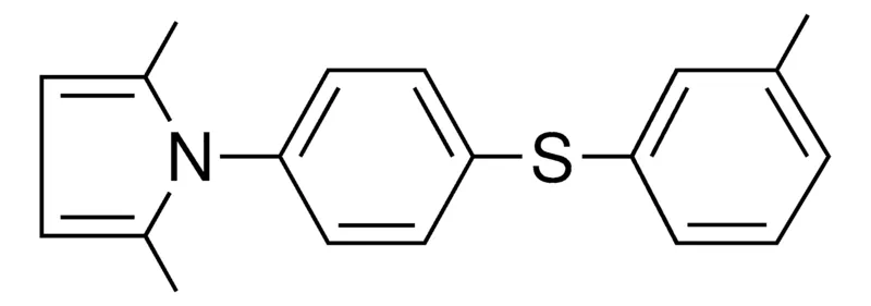 Sigma-Aldrich 4-(2,5-DIMETHYL-1-PYRROLYL)PHENYL M-TOLYL SULFIDE,AldrichCPR