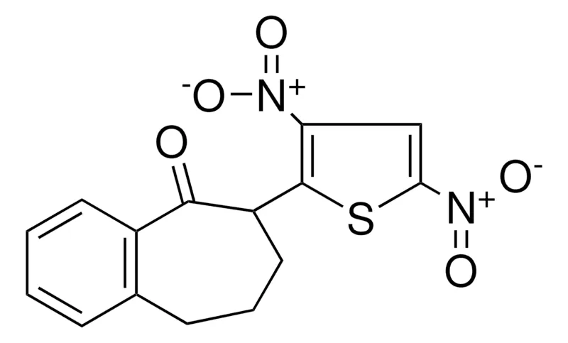 Sigma-Aldrich 6-(3,5-DINITRO-THIOPHEN-2-YL)-6,7,8,9-TETRAHYDRO-BENZOCYCLOHEPTEN-5-ONE,AldrichCPR