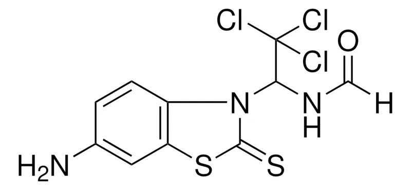 Sigma-Aldrich N-(1-(6-AMINO-2-THIOXO-BENZOTHIAZOL-3-YL)-2,2,2-TRICHLORO-ETHYL)-FORMAMIDE,AldrichCPR