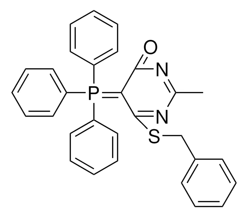 Sigma-Aldrich 6-BENZYLSULFANYL-2-METHYL-5-(TRIPHENYL-PHOSPHANYLIDENE)-5H-PYRIMIDIN-4-ONE,AldrichCPR