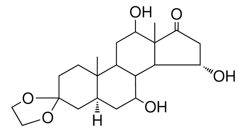 Sigma-Aldrich 3,3-ETHYLENEDIOXY-7-BETA,12-BETA,15-ALPHA-TRIHYDROXY-5-ALPHA-ANDROSTAN-17-ONE,AldrichCPR