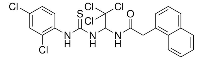 Sigma-Aldrich 2-NAPHTHALEN-1-YL-N-(2,2,2-TRI-CL-1-(3-(2,4-DI-CL-PH)-THIOUREIDO)-ET)-ACETAMIDE,AldrichCPR