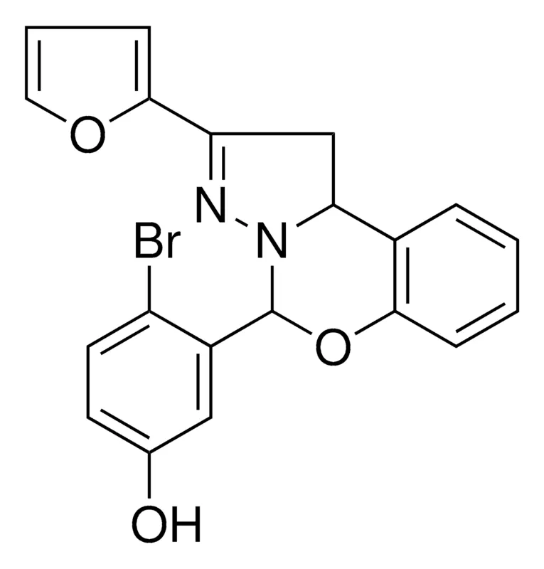 Sigma-Aldrich 4-BR-3(2-FURAN-2-YL-1,9B-2H-5-OXA-3,3A-DIAZA-CYCLOPENTA(A)NAPHTHALEN-4-YL)PHENOL,AldrichCPR