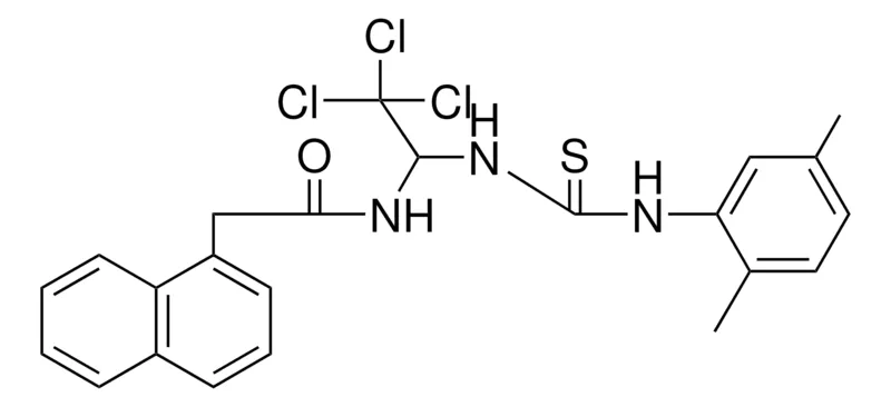 Sigma-Aldrich 2-NAPHTHALEN-YL-N-(2,2,2-TRICHLORO-1-(3-(2,5-DI-ME-PH)-THIOUREIDO)-ET)-ACETAMIDE,AldrichCPR
