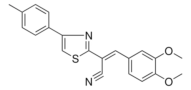 Sigma-Aldrich 3-(3,4-DIMETHOXYPHENYL)-2-(4-(4-METHYLPHENYL)-1,3-THIAZOL-2-YL)ACRYLONITRILE,AldrichCPR