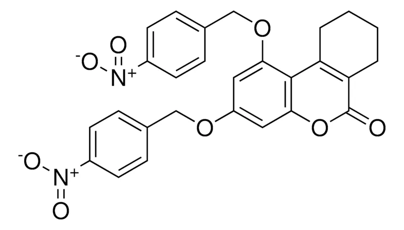 Sigma-Aldrich 1,3-BIS-(4-NITRO-BENZYLOXY)-7,8,9,10-TETRAHYDRO-BENZO(C)CHROMEN-6-ONE,AldrichCPR