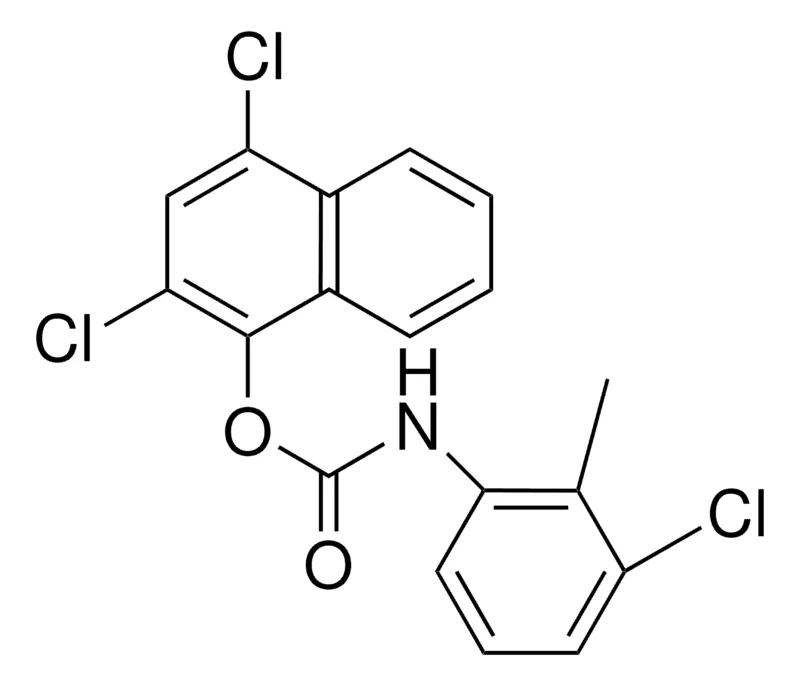 Sigma-Aldrich 2,4-DICHLORO-1-NAPHTHYL N-(3-CHLORO-2-METHYLPHENYL)CARBAMATE,AldrichCPR