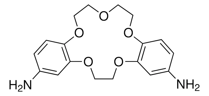 Sigma-Aldrich HEXAHYDRO-5,8,11,16,19-PENTAOXA-DIBENZO(A,G)CYCLOPENTADECENE-2,13-DIAMINE,AldrichCPR