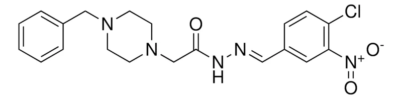 Sigma-Aldrich 2-(4-BENZYL-1-PIPERAZINYL)-N'-(4-CHLORO-3-NITROBENZYLIDENE)ACETOHYDRAZIDE,AldrichCPR