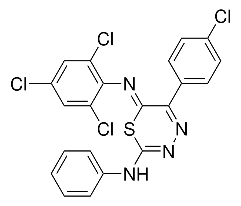 Sigma-Aldrich (6Z)-5-(4-CHLOROPHENYL)-N-PHENYL-6-[(2,4,6-TRICHLOROPHENYL)IMINO]-6H-1,3,4-THIADIAZIN-2-AMINE，AldrichCPR