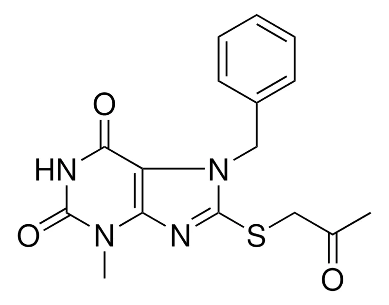 Sigma-Aldrich 7-BENZYL-3-METHYL-8-(2-OXO-PROPYLSULFANYL)-3,7-DIHYDRO-PURINE-2,6-DIONE,AldrichCPR