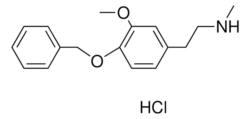 Sigma-Aldrich (2-(4-BENZYLOXY-3-METHOXY-PHENYL)-ETHYL)-METHYL-AMINE, HYDROCHLORIDE，AldrichCPR