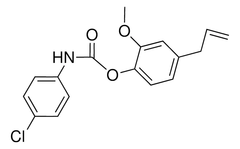 Sigma-Aldrich 4-ALLYL-2-METHOXYPHENYL N-(4-CHLOROPHENYL)CARBAMATE,AldrichCPR
