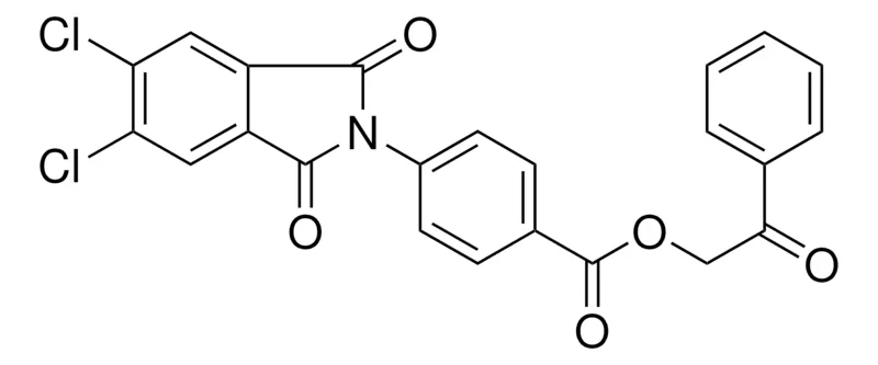Sigma-Aldrich 4-(5,6-DICHLORO-1,3-DIOXO-1,3-2H-ISOINDOL-2-YL)-BENZOIC ACID 2-OXO-2-PH-ET ESTER,AldrichCPR