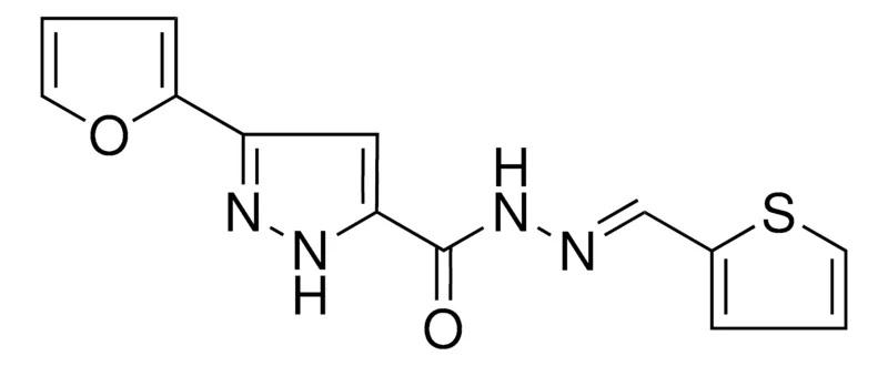 Sigma-Aldrich 5-FURAN-2-YL-2H-PYRAZOLE-3-CARBOXYLIC ACID THIOPHEN-2-YLMETHYLENE-HYDRAZIDE,AldrichCPR