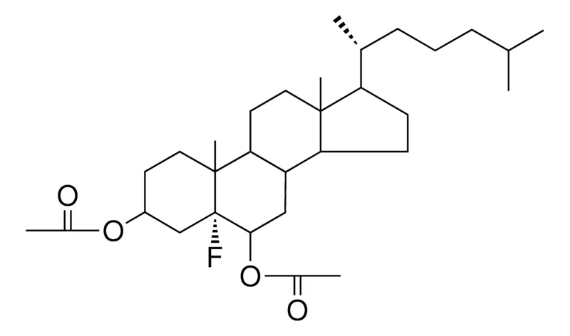 Sigma-Aldrich 5-FLUORO-5-ALPHA-CHOLESTANE-3-BETA,6-BETA-DIYL DIACETATE,AldrichCPR