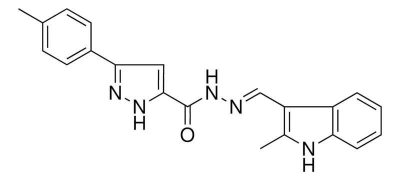 Sigma-Aldrich 5-P-TOLYL-2H-PYRAZOLE-3-CARBOXYLIC ACID (2-ME-1H-INDOL-3-YLMETHYLENE)-HYDRAZIDE,AldrichCPR