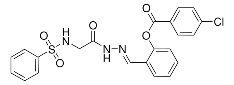 Sigma-Aldrich 2-(2-(((PHENYLSULFONYL)AMINO)ACETYL)CARBOHYDRAZONOYL)PHENYL 4-CHLOROBENZOATE,AldrichCPR