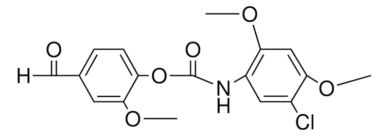 Sigma-Aldrich 4-FORMYL-2-METHOXYPHENYL N-(5-CHLORO-2,4-DIMETHOXYPHENYL)CARBAMATE,AldrichCPR