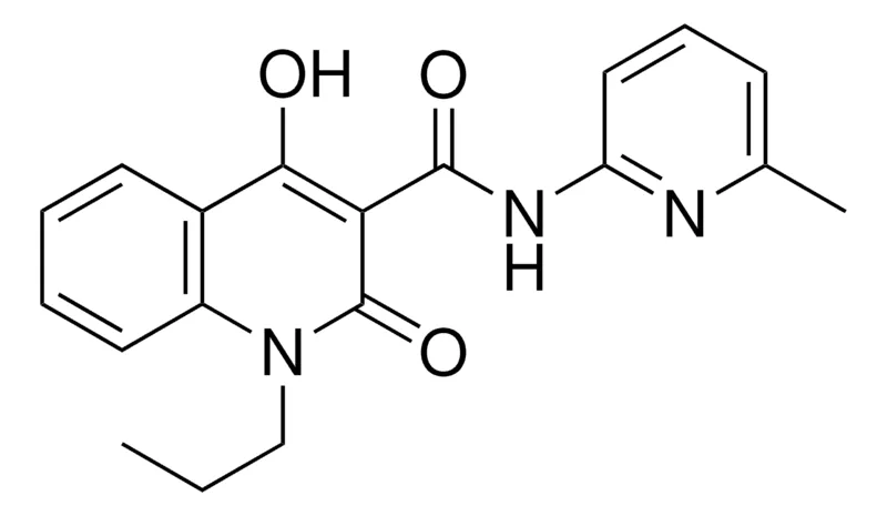 Sigma-Aldrich 4-HO-2-OXO-1-PR-1,2-2H-QUINOLINE-3-CARBOXYLIC ACID (6-METHYL-PYRIDIN-2-YL)-AMIDE,AldrichCPR