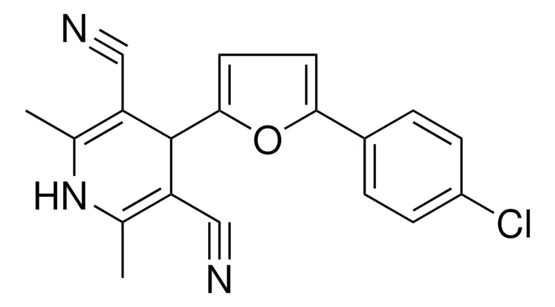 Sigma-Aldrich 4-(5-(4-CL-PH)-FURAN-2-YL)-2,6-DIMETHYL-1,4-DIHYDRO-PYRIDINE-3,5-DICARBONITRILE,AldrichCPR